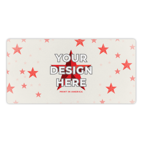 Flat Edge Mouse Pad (40x80cm) Single Sided Print · Polyester