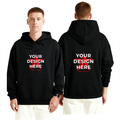 Hooded Sweatshirt - Double Sided Print 380g · Cotton