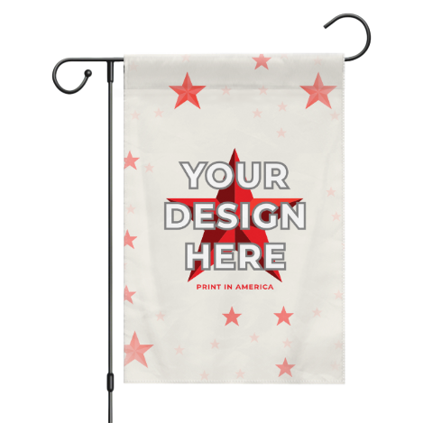 Double-Sided Printed Thickened Garden Flag (12x18inch) · Polyester