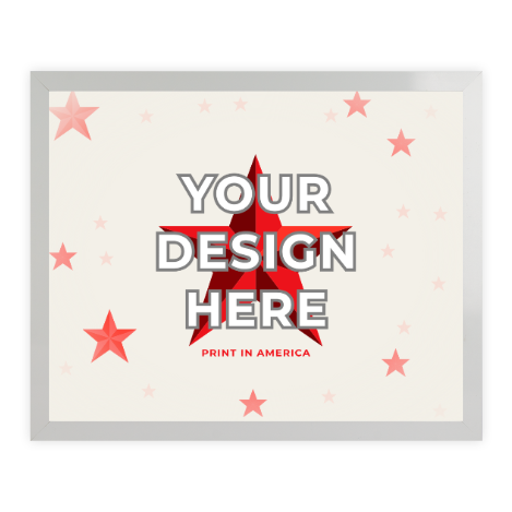 Horizontal Modern Framed Decor Canvas 5:4 · Polyester