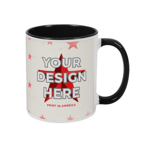 11oz Personalized Two-Tone Mug · Ceramic