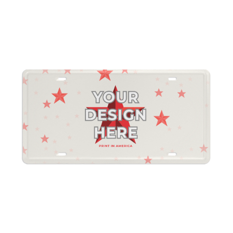 License Plate Cover · Tinplate