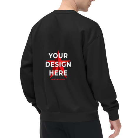 Men's Crew Neck Sweatshirt (Custom Back) · 280GSM Polyester