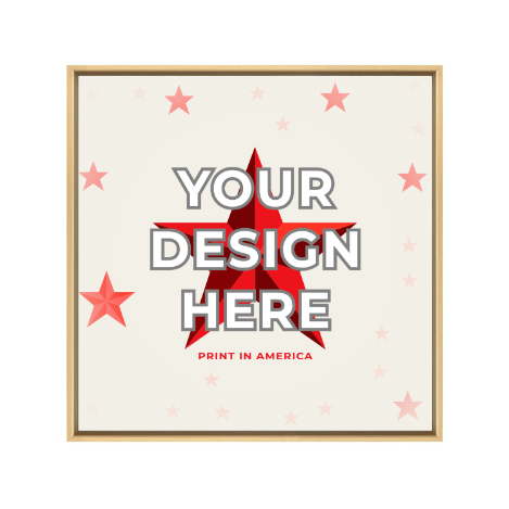 Floating Framed Decor Canvas 1:1 · Polyester