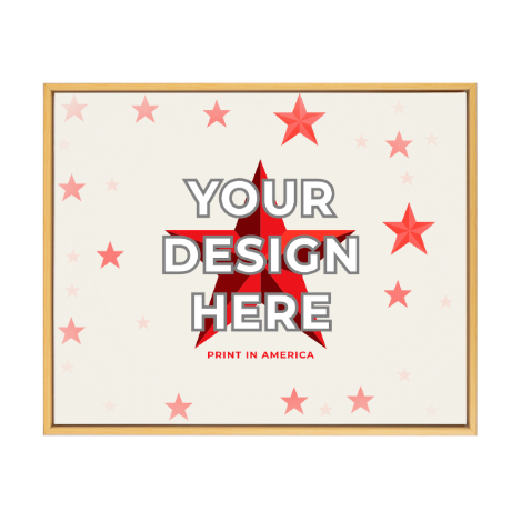 Horizontal Floating Framed Decor Canvas 5:4 · Polyester