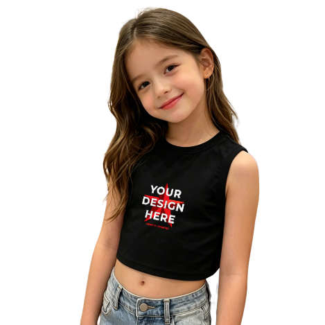Girls' Sleeveless Tank Top · Polyester