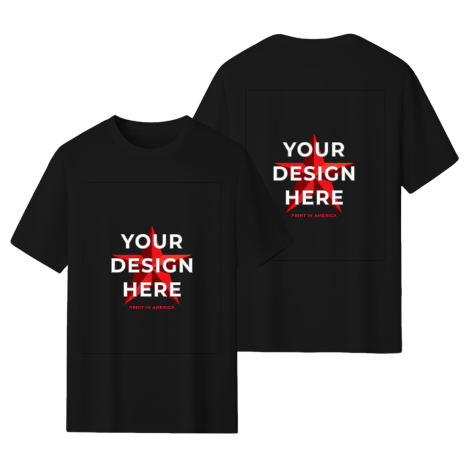 Men's (DTF) Double-Sided Print T-Shirt 180g · Cotton