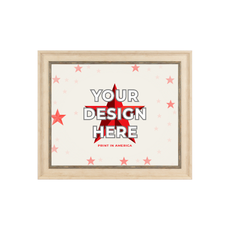 Horizontal Casetta Framed Decorative Art 5:4 · Polyester