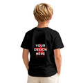 Kids Pure Cotton Short Sleeve - Back Print 180g · Cotton