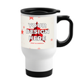 14oz Tumbler with Handle, Personalized Travel Mug · Stainless Steel