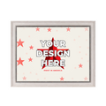 Horizontal Casetta Framed Decorative Art 4:3 · Polyester