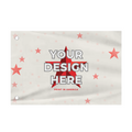 Horizontal Single-Layer Laser Printed Flag 30.5x45.7cm / 12x18in · Polyester