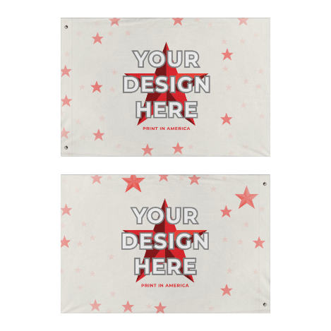 Double-Sided Printed Flag (2*3ft)(Horizontal Version) · Polyester