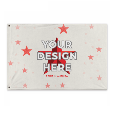 Horizontal Single Layer Flag - Seamless Edge (120x180cm/4x6ft) · Polyester