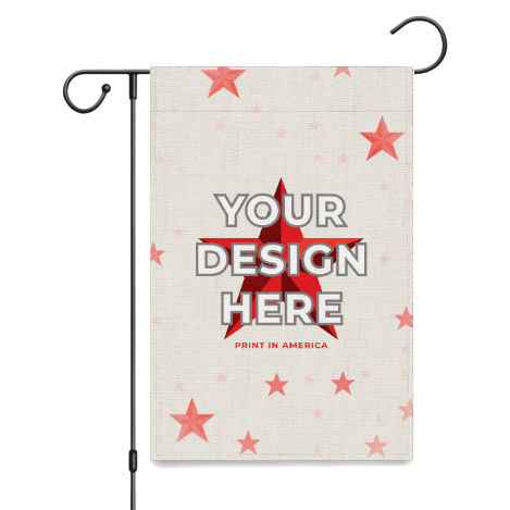 Garden Flag (12x18inch) · White Linen