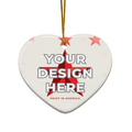 Heart-Shaped Ceramic Ornament · Ceramic