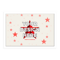 Horizontal Modern Framed Decor Canvas 3:2 · Polyester