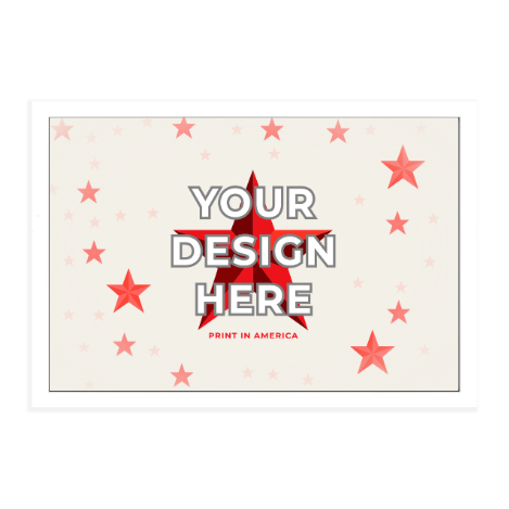 Horizontal Modern Framed Decor Canvas 3:2 · Polyester