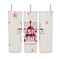 20oz Straight Tumbler with Straw · 304 Stainless Steel