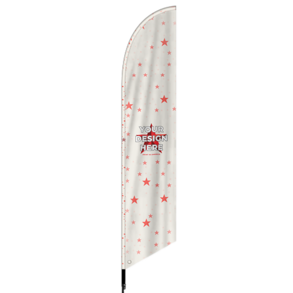 Feather Flag (2.3x11ft)(Single-sided Printed) · Polyester